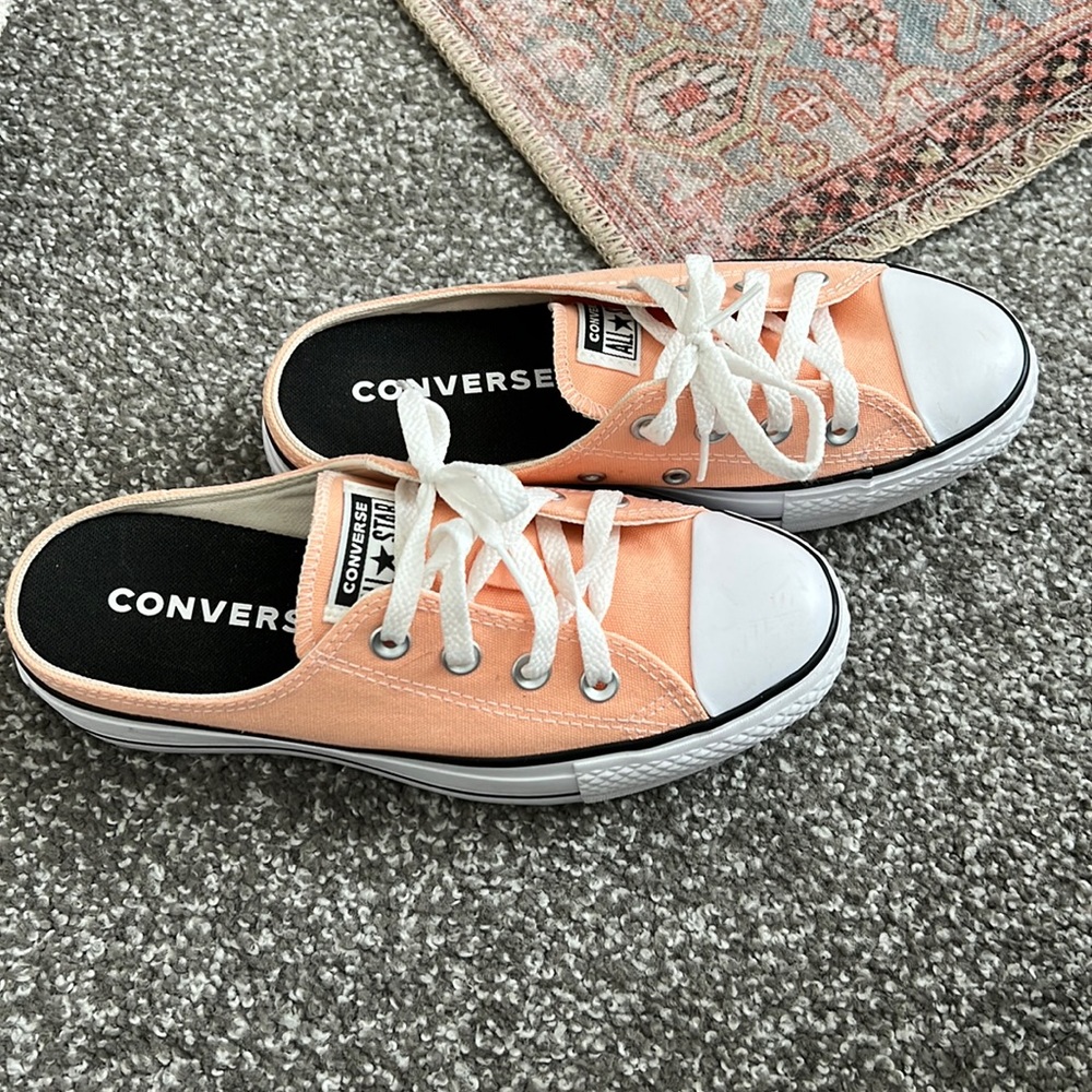 Cute Pastel Orange Converse!